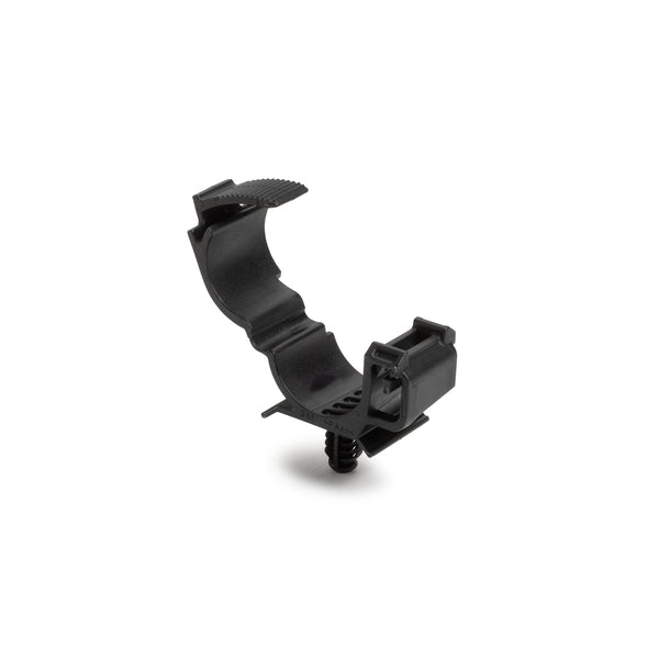 Hellermann Tyton 151-04351 Ratchet O-Clamp, 6.5mm Fir Tree Mount, 0.73 - 0.88" Bundle Dia, PA66HIRHSUV, BK, 1000/ctn