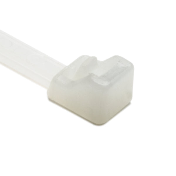 Hellermann Tyton RT50S9C2 Releasable Cable Tie, Release Tab, 6.3" Long, 50 lb Tensile Strength, PA66, Natural, 100/pkg
