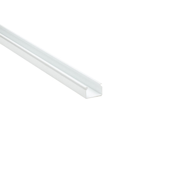 Hellermann Tyton 181-15102 Solid Wall Wiring Duct, 1.5 x 1", 6 ft Sticks, Non-Adhesive, PVC, White, 120ft/ctn