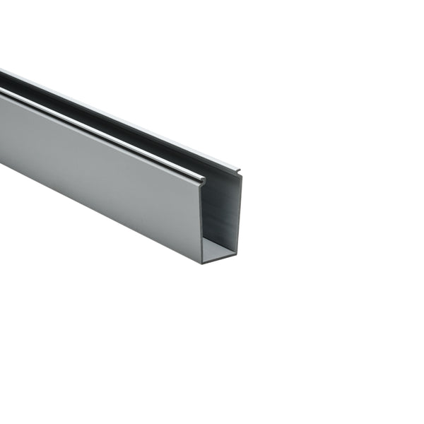 Hellermann Tyton 181-15300 Solid Wall Wiring Duct, 1.5 x 3", 6 ft Sticks, Non-Adhesive, PVC, Gray, 60ft/ctn