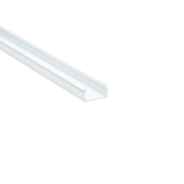 Hellermann Tyton 181-21003 Solid Wall Wiring Duct, 2 x 1", 6 ft Sticks, Non-Adhesive, PVC, White, 120ft/ctn