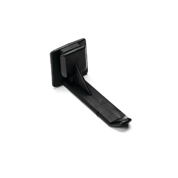 Hellermann Tyton SLWR20C2 Wire Retainer, Slotted Style for 2" Duct, Black, PA66, 100/pkg