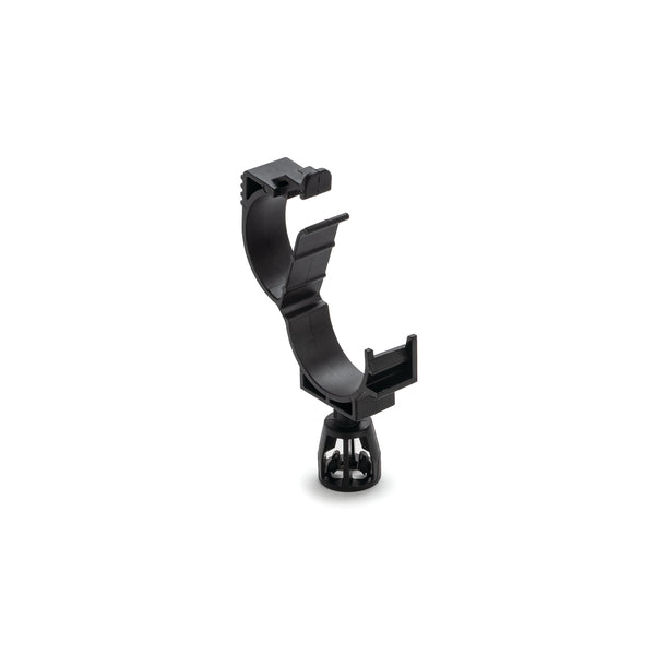 Hellermann Tyton 156-02901 Stud Mount to LOC Locking Clamp, 20-25mm Clamp Above Mount, 5mm/6mm Stud, PA66HIRHSUV, Blk, 1000/ctn