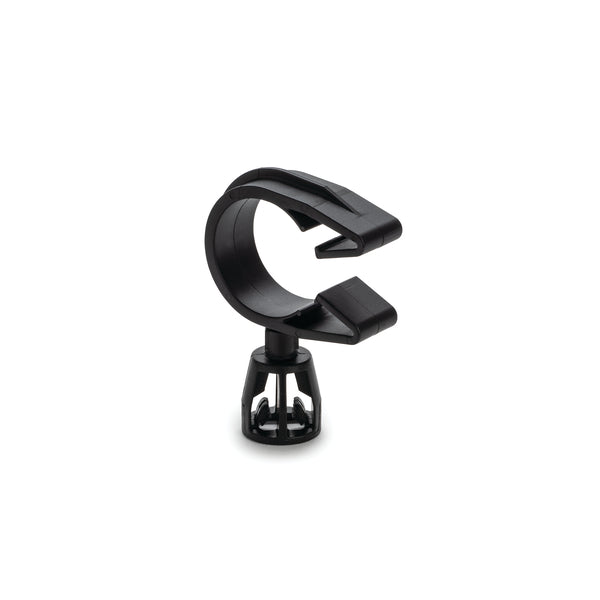 Hellermann Tyton 156-02885 Stud Mount to MOC Clip, 26mm Clip Above Mount, 5mm/6mm Stud Mount, PA66HIRHSUV, Black, 2000/ctn