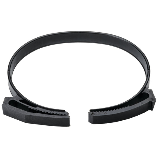 Hellermann Tyton SNP70GHS0C2 Snapper Hose Clamp, 2.63"–3.15" Bundle Diameter, PA66GF13, Black, 100/pkg