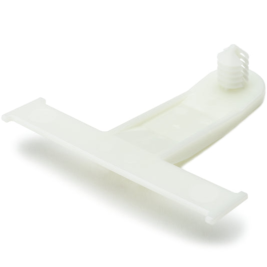 Hellermann Tyton 151-00903 Standoff Bundling Clip, 2.3" Long, 0.02 - 0.23" Panel Thickness, PA66HIRHS, Natural, 3000/box