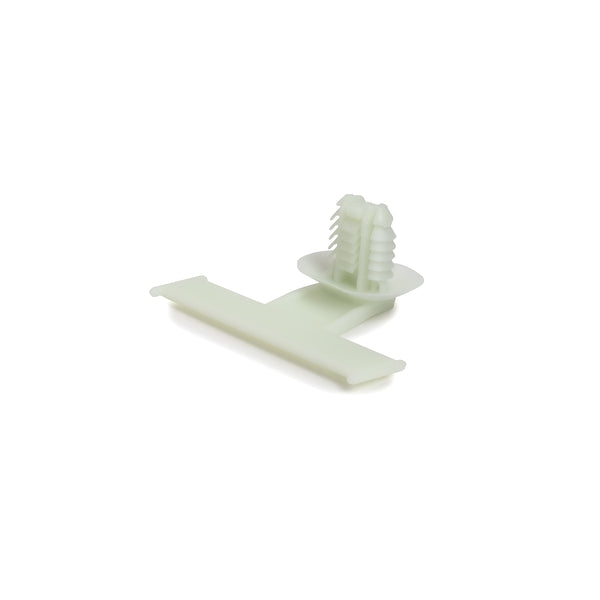 Hellermann Tyton 151-00932 Standoff Bundling Clip, 1.97" Long, 0.02 - 0.27" Panel Thickness, PA66HIRHS, Natural, 3000/carton