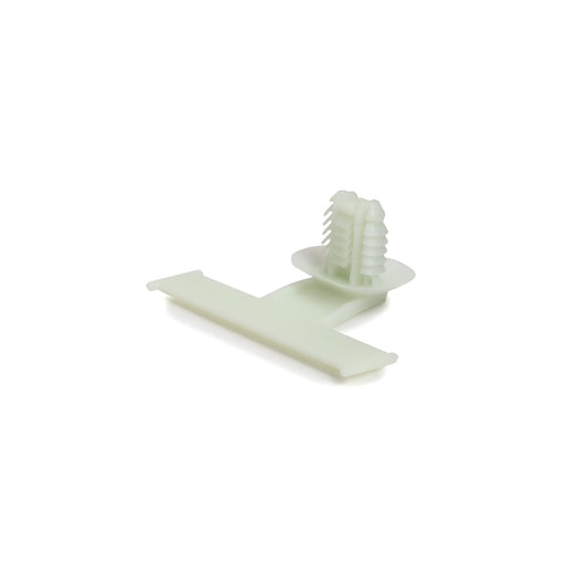 Hellermann Tyton 151-00932 Standoff Bundling Clip, 1.97" Long, 0.02 - 0.27" Panel Thickness, PA66HIRHS, Natural, 3000/carton