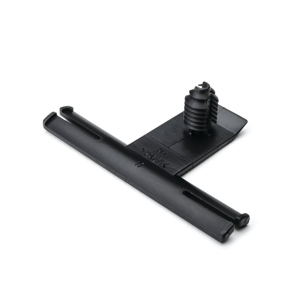 Hellermann Tyton 155-30902 Standoff Bundling Clip, 2.2" Long, Panel Thickness .02 - .03", PA66HIRHS, Black, 500/box