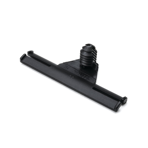 Hellermann Tyton 151-00074 Standoff Bundling Clip, 2.2" Long, 0.02 - 0.03" Panel Thickness, PA66HIRHS, Black, 500/box