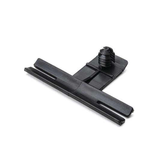 Hellermann Tyton 151-00023 Standoff Bundling Clip, 2.2" Long, 0.03 - 0.14" Panel Thickness, PA66HIRHS, Black, 500/box