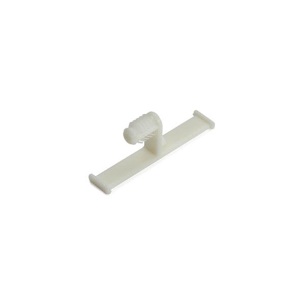 Hellermann Tyton 151-02432 Standoff Bundling Clip, 2.4" Long, 0.03 - 0.22" Panel Thickness, PA66HIRHS, Natural, 2500/carton