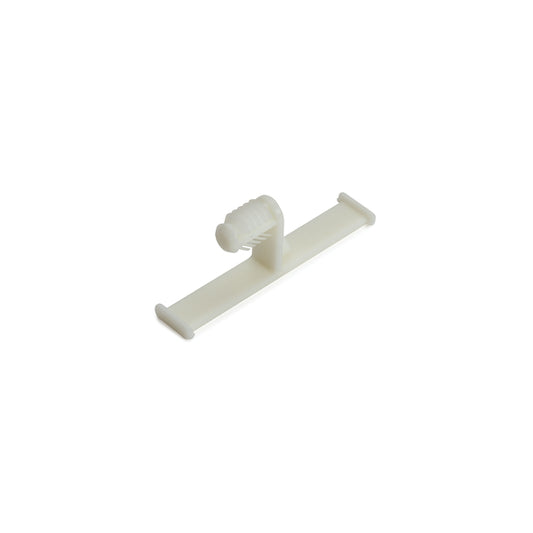 Hellermann Tyton 151-02432 Standoff Bundling Clip, 2.4" Long, 0.03 - 0.22" Panel Thickness, PA66HIRHS, Natural, 2500/carton