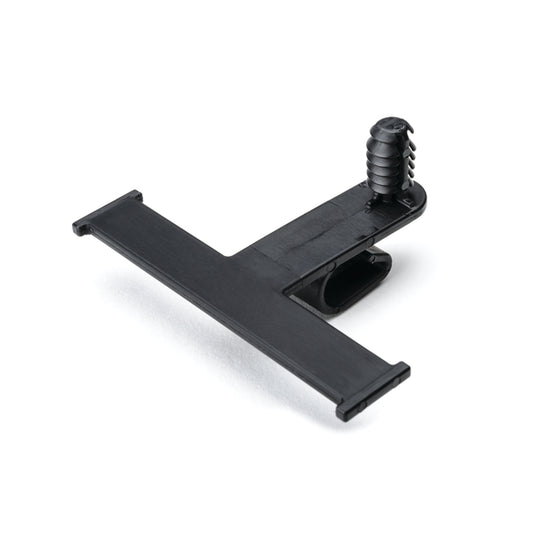 Hellermann Tyton 151-00623 Standoff Bundling Clip, 2.2" Long, 0.03 - 0.22" Panel Thickness, PA66HIRHSUV, Black, 1500/box