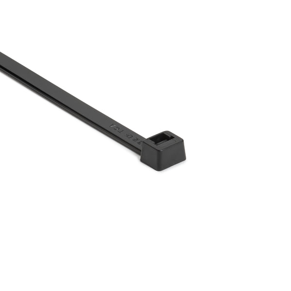 Hellermann Tyton 111-01138 Heavy Duty Cable Tie, 9" Long, UL Rated, 120lb Tensile Strength, PA66HIRHSUV, Black, 500/pkg