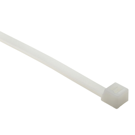 Hellermann Tyton 111-15211 Heavy Duty MilSpec Cable Tie, 15" Long, MS3367, 175lb Tensile Strength, PA66, Natural, 25/bg