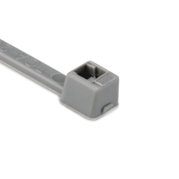 Hellermann Tyton 111-02573 MilSpec Cable Tie, 5.5" Long, MS3367, 18lb Tensile Strength, PA66, Grey, 1000/bg