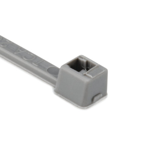 Hellermann Tyton 111-02573 MilSpec Cable Tie, 5.5" Long, MS3367, 18lb Tensile Strength, PA66, Grey, 1000/bg