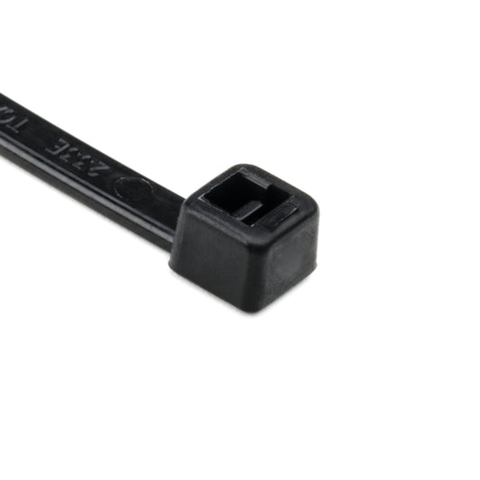 Hellermann Tyton 111-03088 High-Temp Cable Tie, 6" Long, 30lb Tensile Strength, PA666V0, Black, 1000/pkg