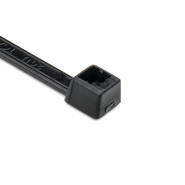 Hellermann Tyton T40I0M4 Cable Tie, 11" Long, UL Rated, 40lb Tensile Strength, PA66, Black, 1000/pkg
