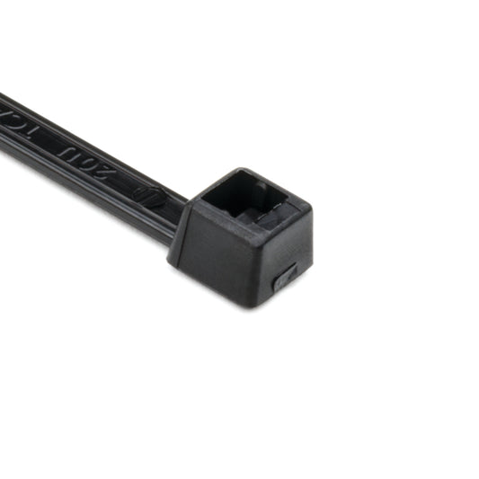 Hellermann Tyton T40L0C2 Cable Tie, 14" Long, UL Rated, 40lb Tensile Strength, PA66, Black, 100/pkg