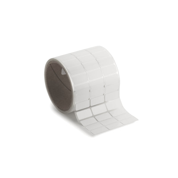 Hellermann Tyton 596-01101 Thermal Transfer Adhesive Labels, 1.0 x 0.5", Polypropylene, White, 10,000/roll