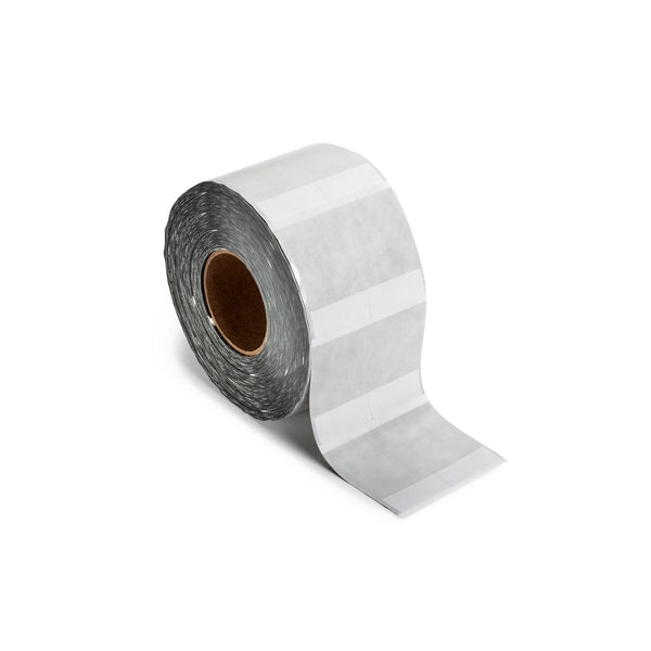 Hellermann Tyton TAG1T1-100B Thermal Transfer Adhesive Labels, Self-Laminating, 1.9 x 0.75 x 3.12", 2 Across, VL, White, 2500/roll