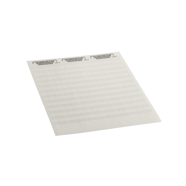 Hellermann Tyton TAG26L-105 Laser Tag Label, Self-Laminating, 0.50" x .315" x .75", 156 Per Sheet, PET, White, 5000/pkg