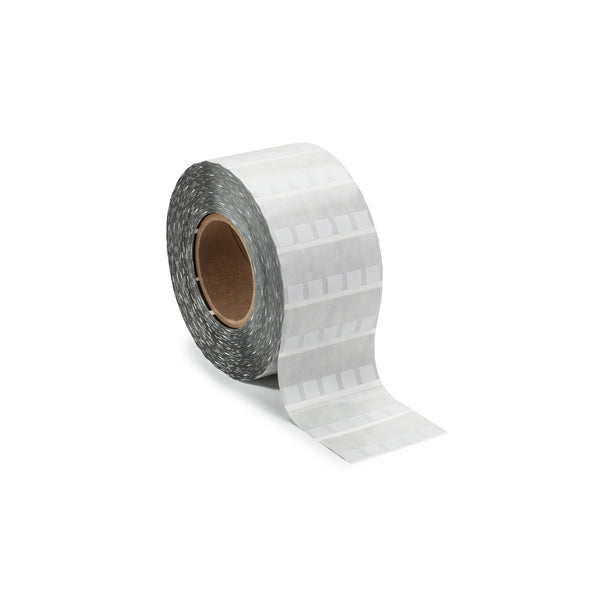 Hellermann Tyton TAG2T5-100B Thermal Transfer Adhesive Labels, Self-Laminating, 0.5 x 0.5 x 1.43", 5 Across, VL, White, 10,000/roll