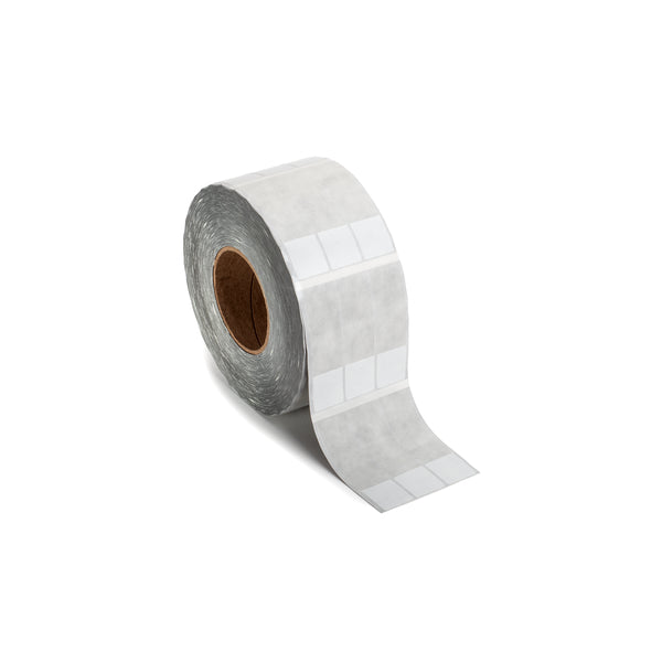 Hellermann Tyton TAG3T3-100B Thermal Transfer Adhesive Labels, Self-Laminating, 1.0 x 1.0 x 3.75", 3 Across, VL, White, 3000/roll