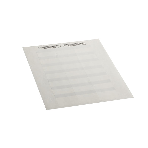Hellermann Tyton TAG52L-105 Laser Tag Label, Self-Laminating, 2.0" x .47" x 1.33", 21 Per Sheet, PET, White, 1000/pkg