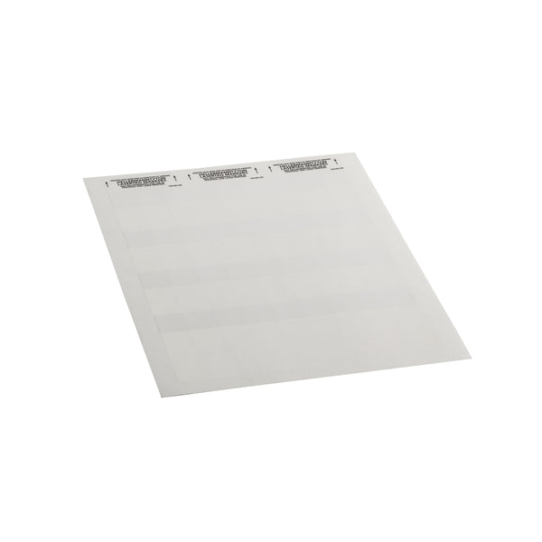Hellermann Tyton TAG65L-105 Laser Tag Label, Self-Laminating, 0.81" x .81" x 2.13", 36 Per Sheet, PET, White, 1000/pkg