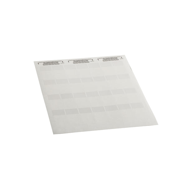 Hellermann Tyton TAG9L-105 Laser Print Label, Self-Laminating, 1.0" x .75" x 2.25", 28 Per Sheet, PET, White, 1000/pkg