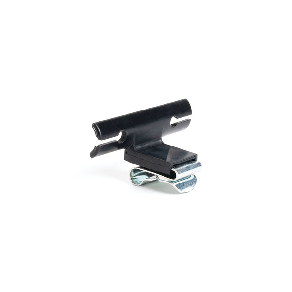 Hellermann Tyton 133-03524 Edge Clip and Tape Clip, Panel Thickness 0.03 - 0.08", 1.43" Long, PA66HIRHSUV, Black, 4000/ctn