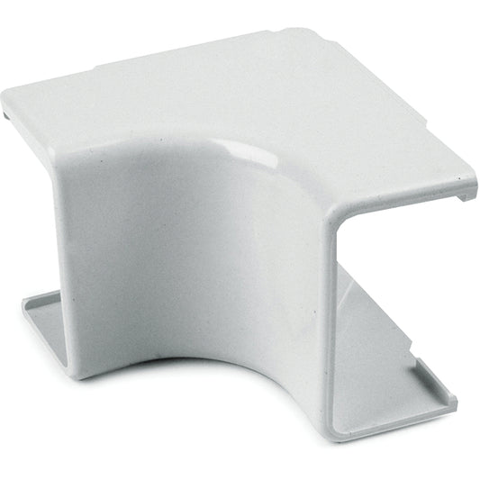 Hellermann Tyton TSR3FW-33-1 Internal Corner Cover, 1-3/4", 1" Bend Radius, PVC, Office White, Bag of 10