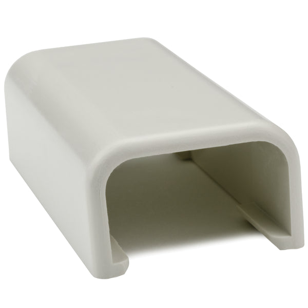 Hellermann Tyton TSR1FW-14 Splice Cover, 3/4", PVC, Office White, Bag of 10