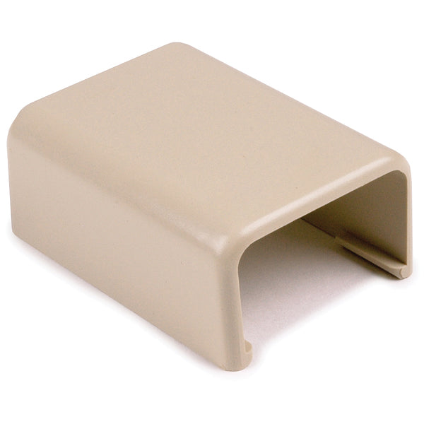 Hellermann Tyton TSR1I-36 End Cap, 3/4", PVC, Ivory, Bag of 10