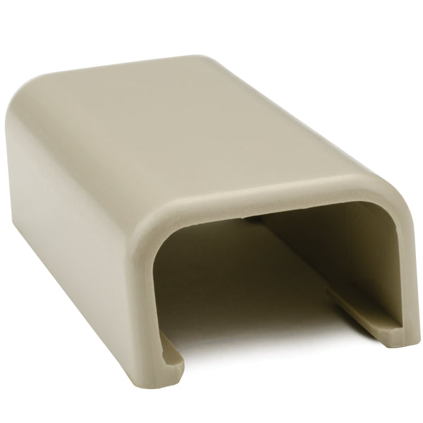 Hellermann Tyton TSR1I-14 Splice Cover, 3/4", PVC, Ivory, Bag of 10