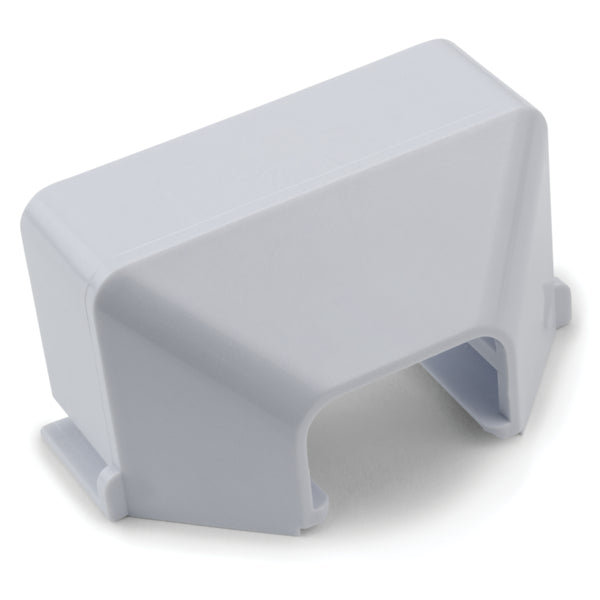 Hellermann Tyton TSRP2W-12 Reducer, 1-3/4" to 3/4" (TSRP3 to TSRP1), PVC, White, Bag of 10
