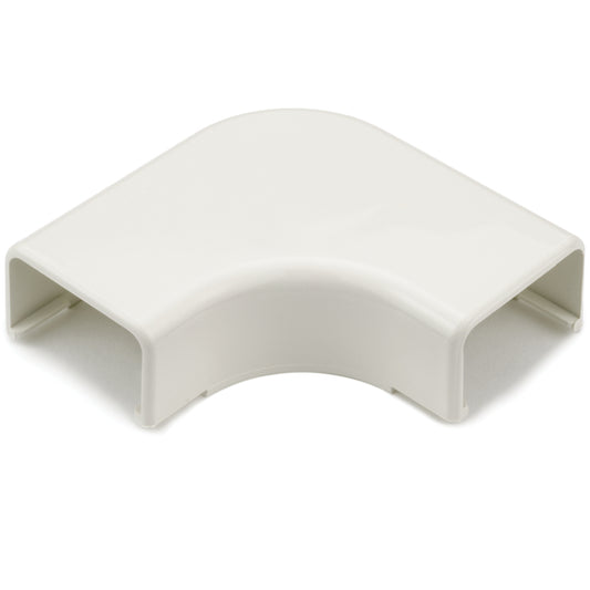Hellermann Tyton TSR2FW-25-1 Elbow Cover, 1-1/4", 1" Bend Radius, PVC, Office White, Bag of 10