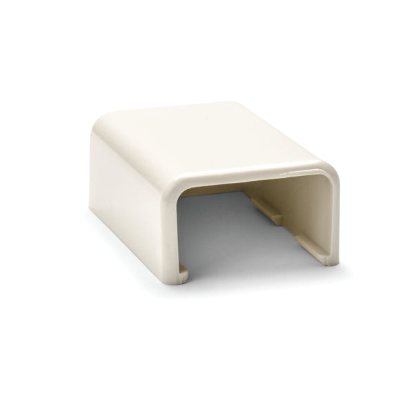 Hellermann Tyton TSR2FW-36 End Cap, 1-1/4", PVC, Office White, Bag of 10