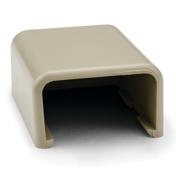 Hellermann Tyton TSR2I-36 End Cap, 1-1/4", PVC, Ivory, Bag of 10