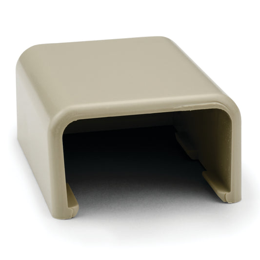 Hellermann Tyton TSR2I-36 End Cap, 1-1/4", PVC, Ivory, Bag of 10