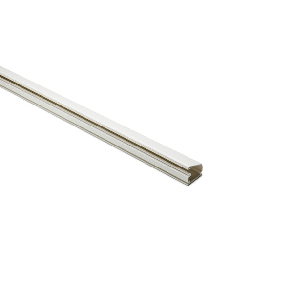 Hellermann Tyton TSRP1FW-6A One Piece Power Rated Raceway, 3/4", 6.0 ft Long, PVC, Office White, 120ft/Carton