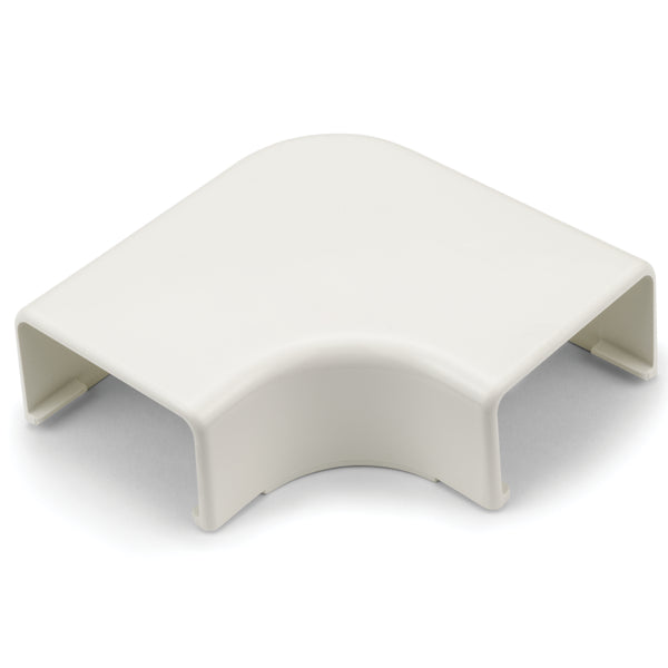 Hellermann Tyton TSR3I-25-1 Elbow Cover, 1-3/4", 1" Bend Radius, PVC, Ivory, Bag of 10