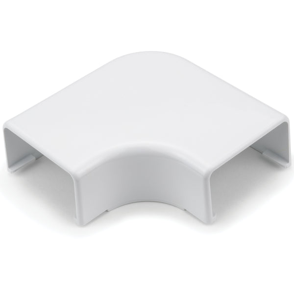 Hellermann Tyton TSR3W-25-1 Elbow Cover, 1-3/4", 1" Bend Radius, PVC, White, Bag of 10