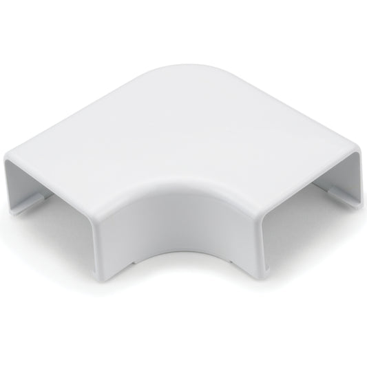 Hellermann Tyton TSR3W-25-1 Elbow Cover, 1-3/4", 1" Bend Radius, PVC, White, Bag of 10