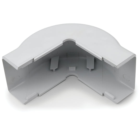 Hellermann Tyton TSR3I-29-1 External Corner Cover, 1-3/4", 1" Bend Radius, PVC, Ivory, Bag of 10