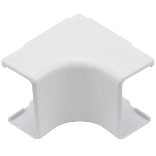 Hellermann Tyton TSR3W-33-1 Internal Corner Cover, 1-3/4", 1" Bend Radius, PVC, White, Bag of 10