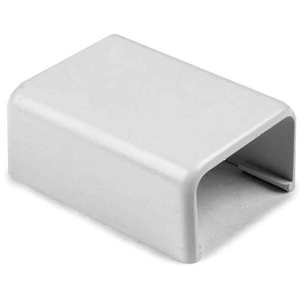 Hellermann Tyton TSR3W-36 End Cap, 1-3/4", PVC, White, Bag of 10